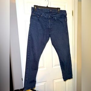 Polo Ralph Lauren Men’s The Sullivan Blue Jeans 38X30 Mid Rise Straight